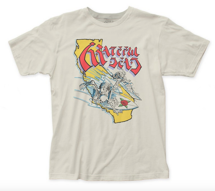 Mens Grateful Dead California T-Shirt - HalfMoonMusic