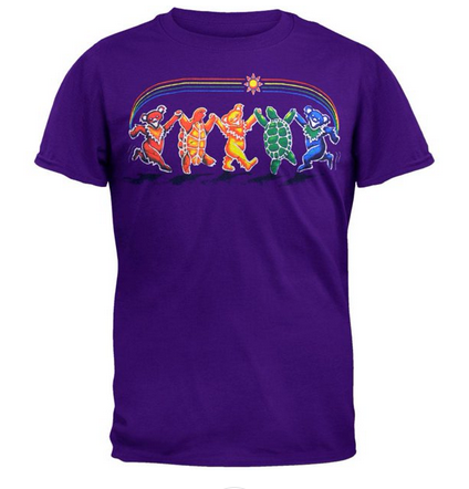 Grateful Dead Youth Rainbow Critters T-Shirt - HalfMoonMusic