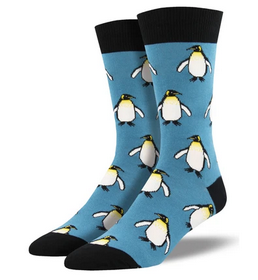 The Coolest Emperor Penguins Mens Socks - HalfMoonMusic