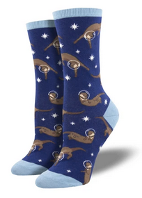 Otter Space Womens Socks - HalfMoonMusic