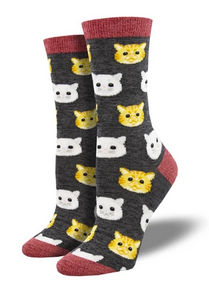 Feline Good Womens Socks - HalfMoonMusic