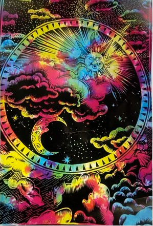 Majestic Sky Tapestry - HalfMoonMusic