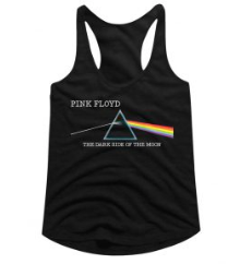 Womens Pink Floyd Dark Side Racerback Tank Top - HalfMoonMusic