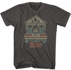 Mens Back To The Future Faded Smoke T-Shirt - HalfMoonMusic