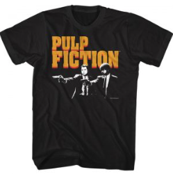 Mens Pulp Fiction Gun Duo T-Shirt - HalfMoonMusic