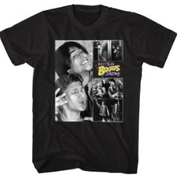 Mens Bill And Ted's Bogus Journey Collage T-Shirt - HalfMoonMusic