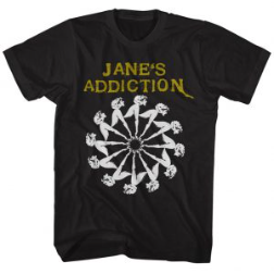 Mens Janes Addiction Ladywheel T-Shirt - HalfMoonMusic