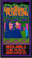 Smashing Pumpkins Art Nouevau Poster - HalfMoonMusic