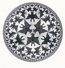 Circle Limit MC Escher Print - HalfMoonMusic