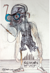 Hunter S Thompson Ralph Steadman Poster - HalfMoonMusic