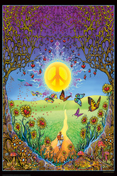 Back To The Garden Of Peace Poster - HalfMoonMusic