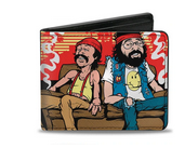 Cheech & Chong Cartoon Bi-Fold Wallet - HalfMoonMusic