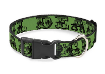 Grateful Dead Plastic Clip Dog Collars - HalfMoonMusic