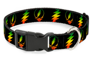 Grateful Dead Plastic Clip Dog Collars - HalfMoonMusic