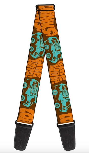 Scooby Doo Mystery Machine Guitar Strap - HalfMoonMusic