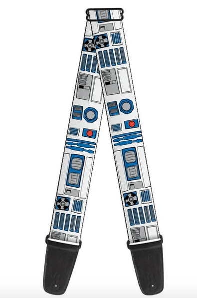 Star Wars R2-D2 Guitar Strap - HalfMoonMusic