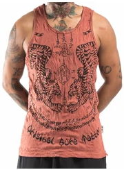 Mens Thai Tattoo Tank Top - HalfMoonMusic