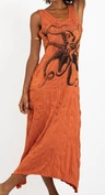 Womens Octopus Long Tank Dress - HalfMoonMusic