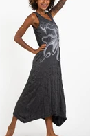 Womens Octopus Long Tank Dress - HalfMoonMusic