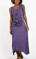 Womens Lotus Ohm Long Tank Dress - HalfMoonMusic