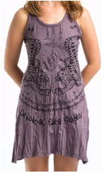 Womens Thai Tattoo Tiger Tank Dress - HalfMoonMusic