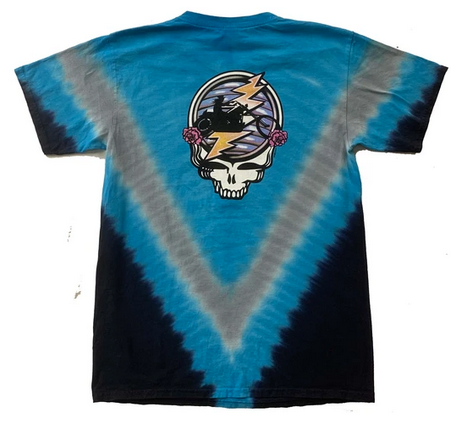 Mens Grateful Dead Psycle Sam Dead Ahead Tie-Dye T-Shirt - HalfMoonMusic