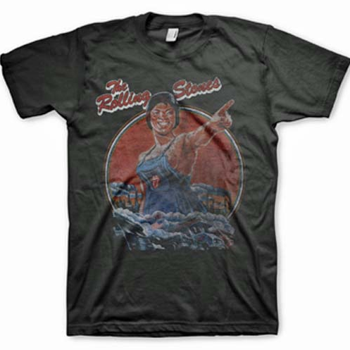 Mens Rolling Stones Tour Poster T-Shirt - HalfMoonMusic