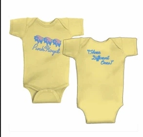 Pink Floyd 3 Pigs Creeper Baby Onesie - HalfMoonMusic