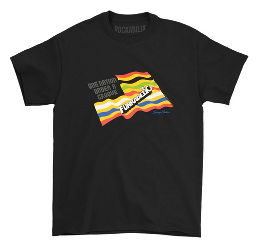 Mens Funkadelic One Nation Under A Groove T-Shirt - HalfMoonMusic