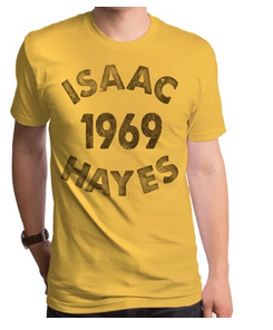 Mens Isaac Hayes 1969 T-Shirt - HalfMoonMusic