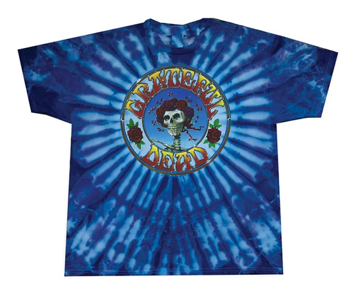 Mens Grateful Dead Tie-Dye Round Bertha T-Shirt - HalfMoonMusic