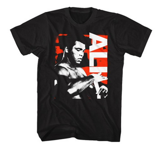 Mens Muhammad Ali Getting Ready T-Shirt - HalfMoonMusic