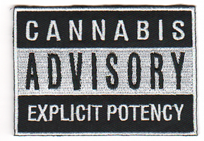 Cannabis Advisory Patch - HalfMoonMusic