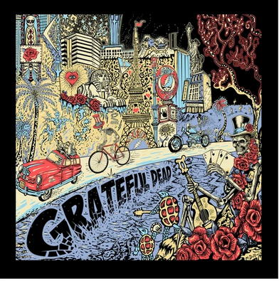 Grateful Dead Las Vegas Art Print - HalfMoonMusic