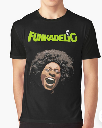 Mens Parliament Funkadelic Green Scream T-Shirt - HalfMoonMusic