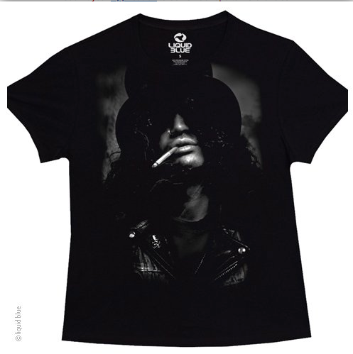 Womens Slash Tophat T-Shirt - HalfMoonMusic