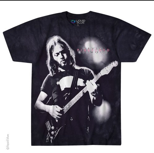 Mens David Gilmour Pink Floyd T-Shirt - HalfMoonMusic
