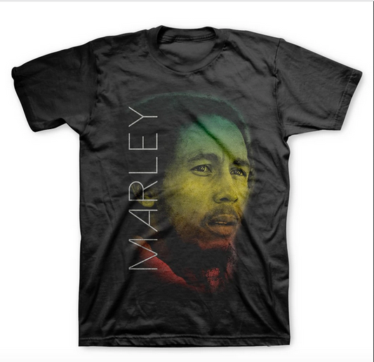 Mens Bob Marley Ponder T-Shirt - HalfMoonMusic