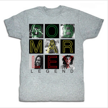 Bob Marley Legend Squares Toddler T-Shirt - HalfMoonMusic