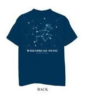 Mens Widespread Panic Noteeater Constellation T-Shirt - HalfMoonMusic
