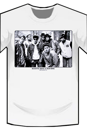 Mens Beastie Boys & Run DMC T-Shirt - HalfMoonMusic