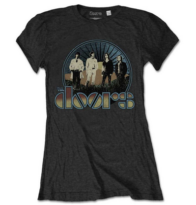 Ladies The Doors Vintage Field T-Shirt - HalfMoonMusic