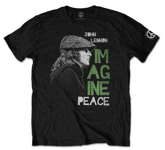 Ladies John Lennon Imagine Peace T-Shirt - HalfMoonMusic