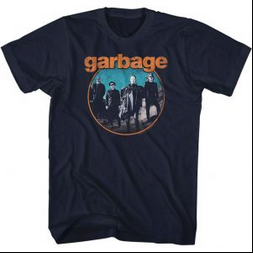 Mens Garbage Circle T-Shirt - HalfMoonMusic