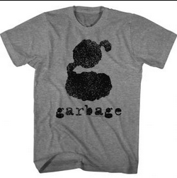 Mens Garbage Big G Logo T-Shirt - HalfMoonMusic