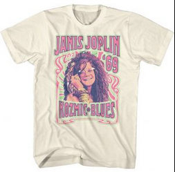 Mens Janis Joplin Kozmic Blues T-Shirt - HalfMoonMusic