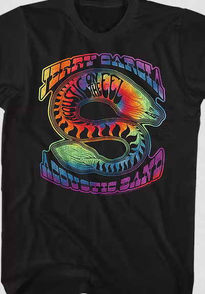 Mens Jerry Garcia Tie-Dye Eel T-shirt - HalfMoonMusic