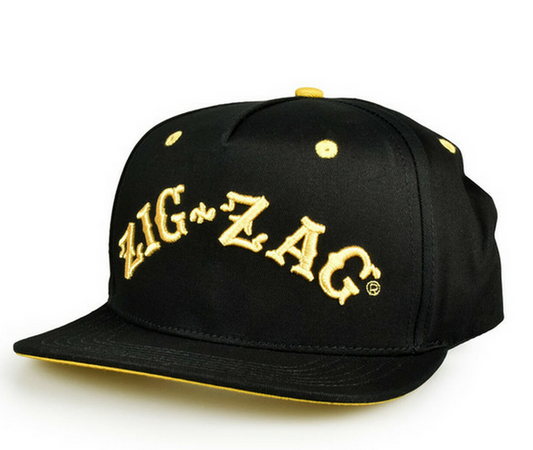 Zig-Zag Logo Snapback Hat - HalfMoonMusic