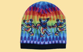 Grateful Dead Fleece Beanie - HalfMoonMusic