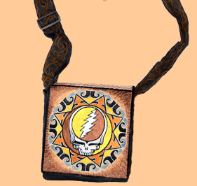 Grateful Dead Hand Embroidered SYF Tribal Mandala Bag - HalfMoonMusic